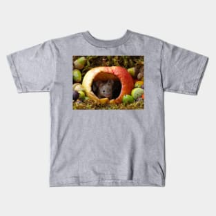 wild house mouse  in a apple Kids T-Shirt